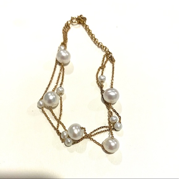 Gold String Pearl Bracelet 18k gold - Picture 3 of 5